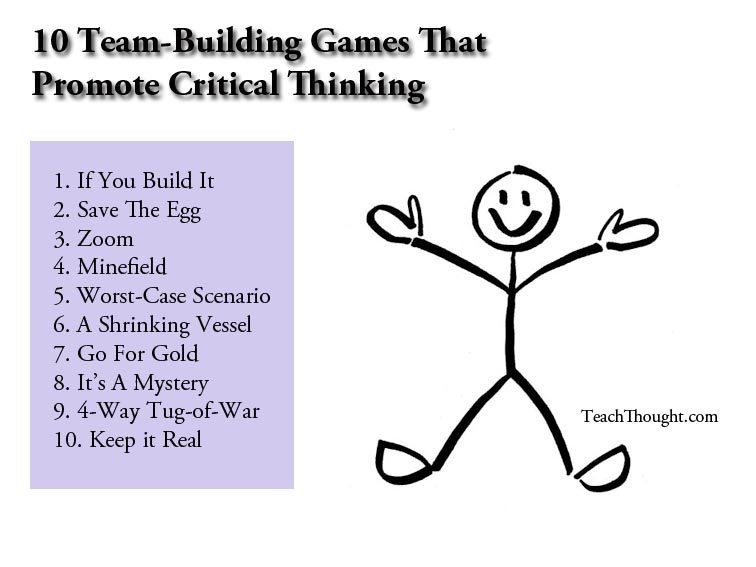 10 team buildning games
